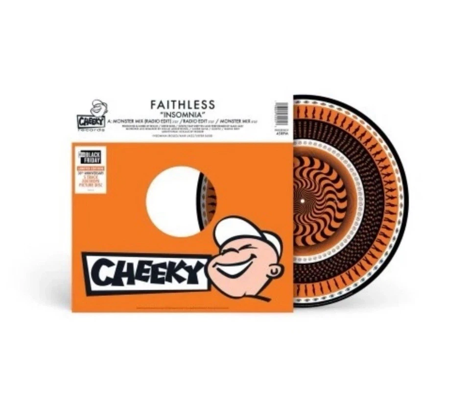 FAITHLESS: INSOMNIA RSD BF 2025 Zoetrope Vinyl - Image 1 of 1