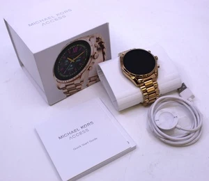 Michael Kors Gen 6 Bradshaw (MKT5133) Rose Gold-Tone Smartwatch - Picture 1 of 9