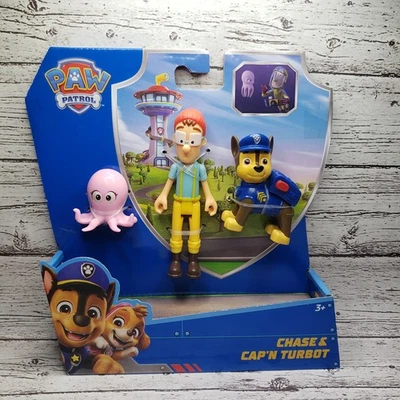 NUEVO Juego de figuras de pulpo bebé persecución Capitán Turbot Patrulla Canina Cap'n Foto 1 de 4