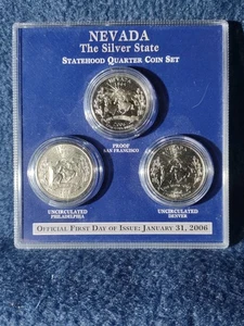 Nevada - 3 quarter uncirculated proof set - Picture 1 of 2