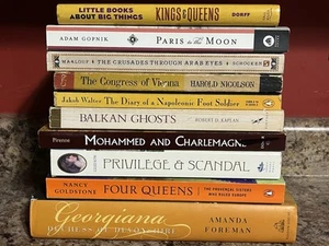 10 Book Lot European History Georgiana Charlemagne Crusades Vienna Four Queens - Bild 1 von 11