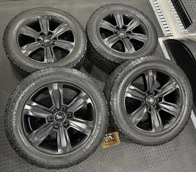 Ford F-150 20" Platinum Black OEM Wheels Tires Rims Lariat Limited TPMS 10004 - Image 1 of 4