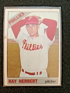 1966 Topps Baseball Card #121 RAY HERBERT Phillies Item 2 Good - Picture 1 of 2
