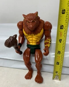 1986 Vintage LJN THUNDERCATS  JACKALMAN w/ WEAPON FIGURE, Working Arm View Clip. - Picture 1 of 12