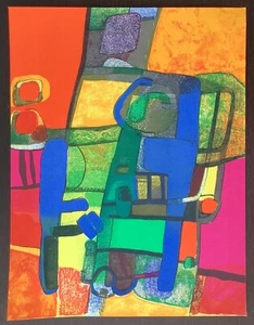 Maurice ESTEVE-Lithographie Originale 1969-Édition Sans Lazarro-Revue XXe Siècle - Imagen 1 de 1