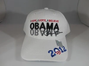 Obama I Hope, I Vote, I Believe 2012 4 More Years Baseball Cap Mütze Citi Hunter USA - Bild 1 von 5
