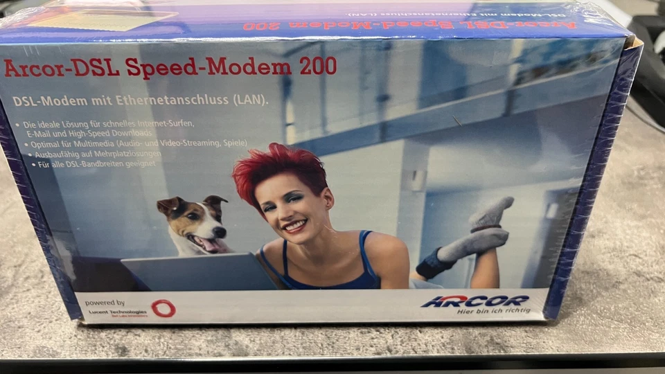 Arcor  DSL Speed-Modem 200 mit Ethernetanschluss LAN - Bild 1 von 1