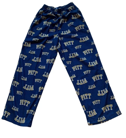 Team Athletics pants boys youth size large (12-14) blue Pitt graphic pj lounge Cover