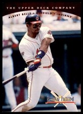 1995 NATIONAL PACKTIME ALBERT BELLE CLEVELAND INDIANS #1/8