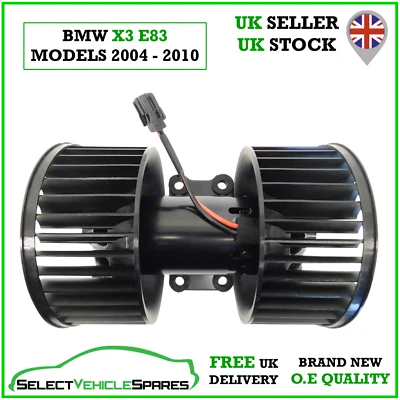 NOVO MOTOR VENTILADOR VENTILADOR AQUECEDOR AR CONDICIONADO INTERIOR BMW X3 (E83) 64113453729 2004-2010 - Imagem 1 de 4