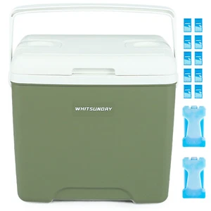 Insulated Portable Cooler, Ice Retention Insulation for Beach Camping,Picnic - Picture 1 of 10