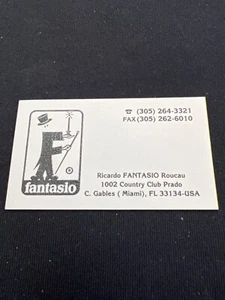 Fantasio Magic business card - used collectible card-rare - Picture 1 of 1