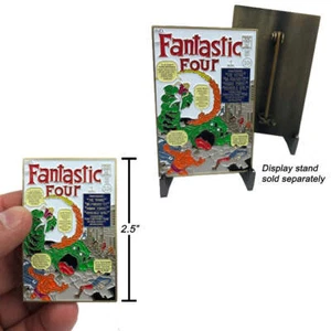 Pin version Fantastic Four #1 Stan Lee Marvel Comic Book Issue 1 FF-006 ZQ-63A - Picture 1 of 1