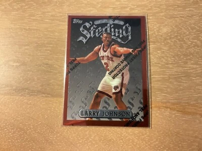 1996-97 Topps Finest Sterling Larry Johnson #231 New York Knicks - Image 1 of 2