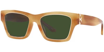 Tory Burch Women's Yellow Amber Tortoise Square Sunglasses - TY7186U 192073 53 - Image 1 of 4