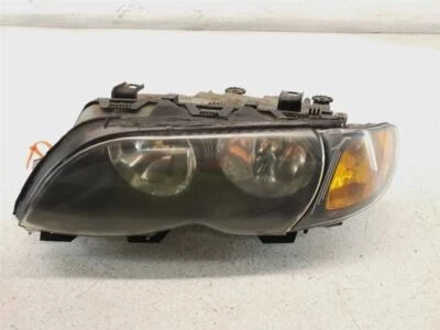 02-05 BMW 3-Series Sdn E46 Driver Headlight W/ Titamium Trim OEM 63127165785     - Image 1 of 4