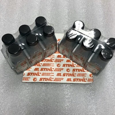 Stihl 2.6 ounce oz HP Ultra Synthetic 50:1 Oil  1 Gallon mix 2-Cycle 12 pack - Image 1 of 2