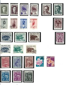 Albania Stamps: Selection of Early Stamps Mint & Used Good Cat Value - Picture 1 of 1