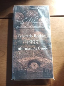 1999 Colorado Rookies Media Guide Vintage MLB Collectible Larry Walker - Picture 1 of 2