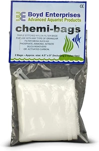 Boyd Enterprises ABE16720 2-Pack Chemi-Bags with Ties for Aquarium - Bild 1 von 11