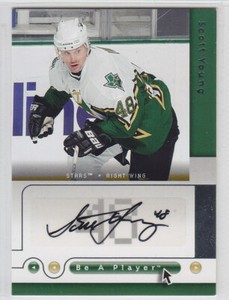 2005-06 UD BAP SCOTT YOUNG AUTO Signatures Be a Player Autograph Upper Stars