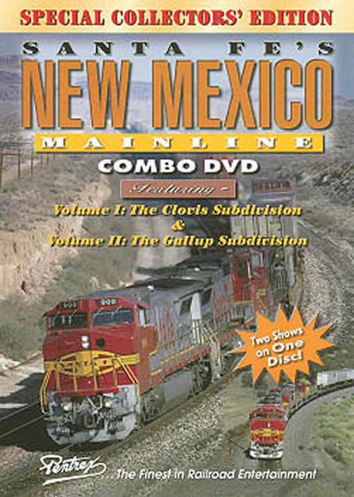 Santa Fe's New Mexico Mainline Combo DVD Pentrex Clovis Gallup Subdivision Abo - Image 1 of 1