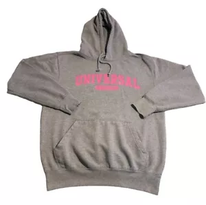 Universal Studios Hoodie Women Small Gray Hollywood Pullover Sweatshirt Sweater - Picture 1 of 10