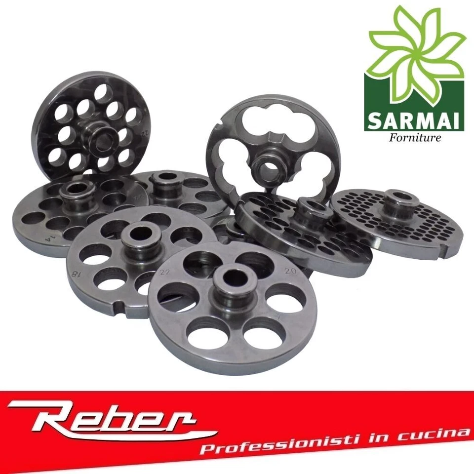 REBER PIASTRA IN ACCIAIO AL CARBONIO PIASTRE TRITACARNE ELETTRICO E MANUALE N°22