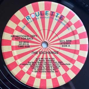 The Exchange - Give Me The Music (12", Promo) (Sehr gut Plus (Sehr gut+) 3073046545 - Bild 1 von 2