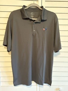Secession Golfschläger Shirt Herren Large grau bestickt UltraClub Beaufort SC MÄNGEL - Bild 1 von 9
