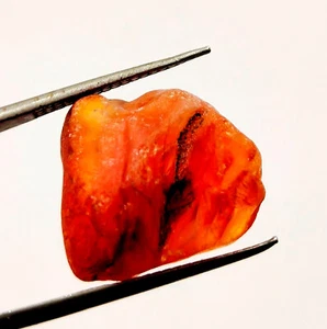 12 Cts Natural Orange Carnelian Rough Loose Gemstone - Picture 1 of 3