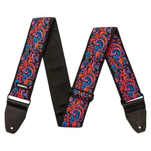 Dunlop JH28 Jimi Hendrix Blacklight Strap, Love Drops Pink - Picture 1 of 3