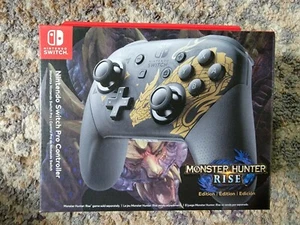 Nintendo Switch Monster Hunter Rise Edition Pro Controller IN HAND SHIP FAST! - Picture 1 of 2