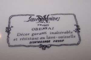 Lovely French Saneguemines Obernai Equestrian Picture Plate - Picture 1 of 2