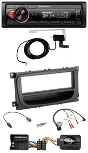 Pioneer 1DIN MP3 DAB USB Lenkrad Autoradio für Ford C-Max Galaxy Focus ab 07 sch - Bild 1 von 12