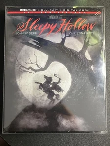 Sleepy Hollow 4K UHD Blu-ray Steelbook Johnny Depp Halloween Horror Tim Burton - Picture 1 of 2