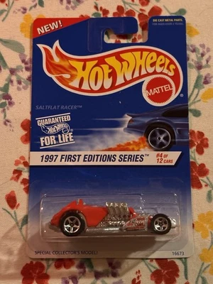 Vintage 1997 Hot Wheels SaltFlat Racer Vermelho Primeira Edição  - Imagem 1 de 3