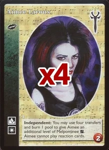 Lot of 4 cards: Aimee Laroux [LoB set] - VTES card - Foto 1 di 2