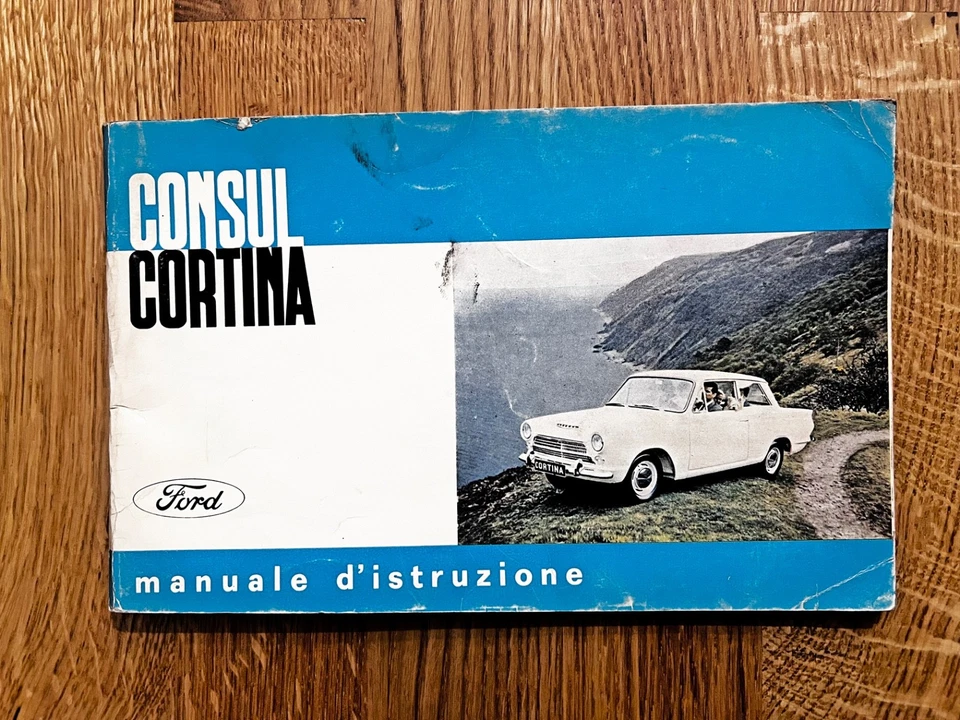 FORD – Consul Cortina - MANUALE D'ISTRUZIONE – maggio 1964 - Immagine 1 di 4