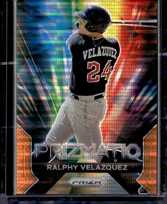 2024 Panini Prizm #19 Ralphy Velazquez Prizmatic Orange Pulsar Prizms #/399 - Image 1 of 2