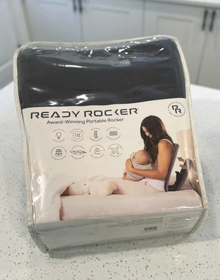 READY ROCKER Portable Rocking Chair, Lumbar Back Support, Nursery - Stone Gray - Image 1 of 4