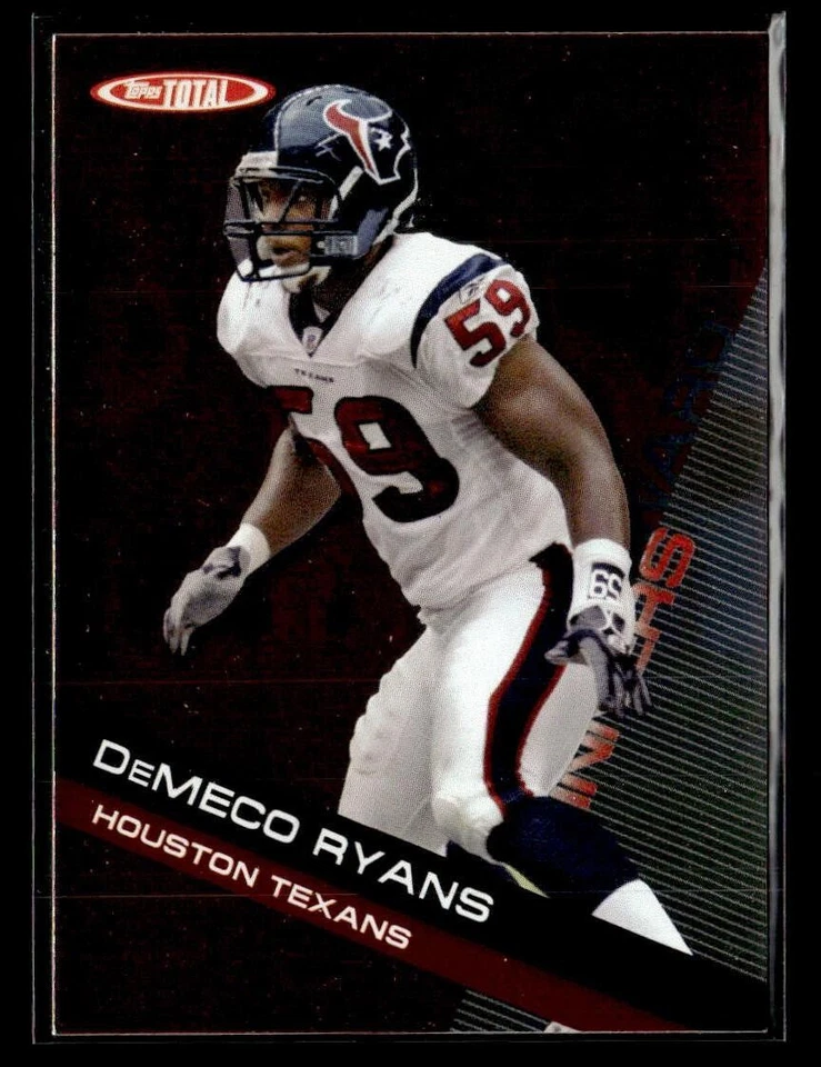 2007 Topps Total #AW9 DeMeco Ryans Award Winners Card Houston Texans - Image 1 of 2