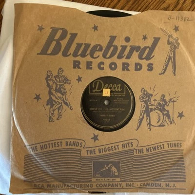 ERNEST TUBB ROSE OF THE MOUNTAIN/I'M WITH A CROWD BUT SO AL DECCA 78 RPM VG - Image 1 of 4