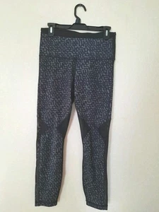 Lululemon Running In The City 7/8 Tight Full-On Luxtreme Sz 8 Pop Black Multi  - Picture 1 of 11