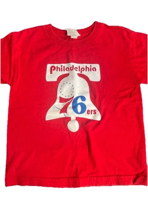 PHILADELPHIA 76ERS YOUTH M 5/6 ERVING #6 T-SHIRT - Image 1 of 2