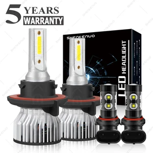 For Mazda Tribute 2008-2010 2011 LED Headlight Hi/Lo+Fog Light Bulbs Combo 4x - Picture 1 of 13