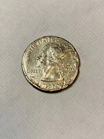 2000 P South Carolina State Quarter with MAJOR Errors: Obv/Rev/Rim Cover