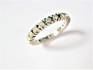 Memory Ring Weißgold 750 mit Brillanten, 3,21 g - Bild 1 von 2