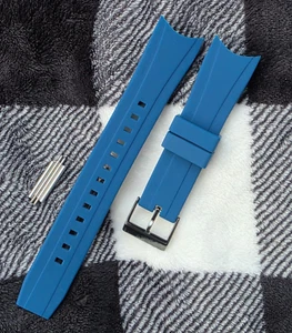23MM BLUE ECO-DRIVE BAND FOR CITIZEN B741-s066450 E168-S070830 E168-S070830 - Picture 1 of 8