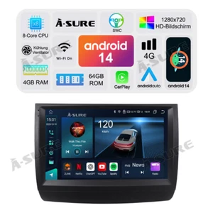 8Core 4+64G Android 14 Autoradio Navi Carplay DAB für Toyota Prius MK2 2004-2009 - Bild 1 von 11